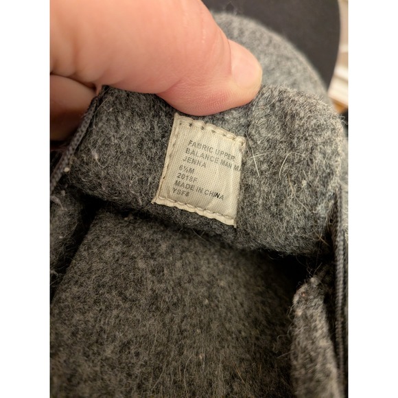 Earth Origins Jenna Grey Felted Fabric Clog Mules Womens 6.5 Cork Sole - Picture 5 of 6